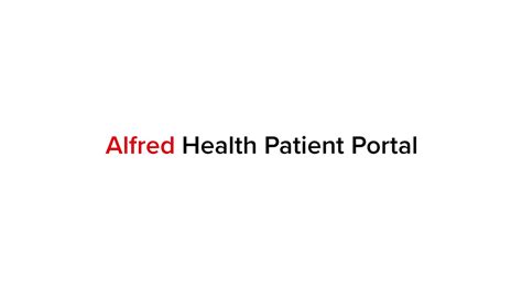 alfred ehub|Patient Portal .